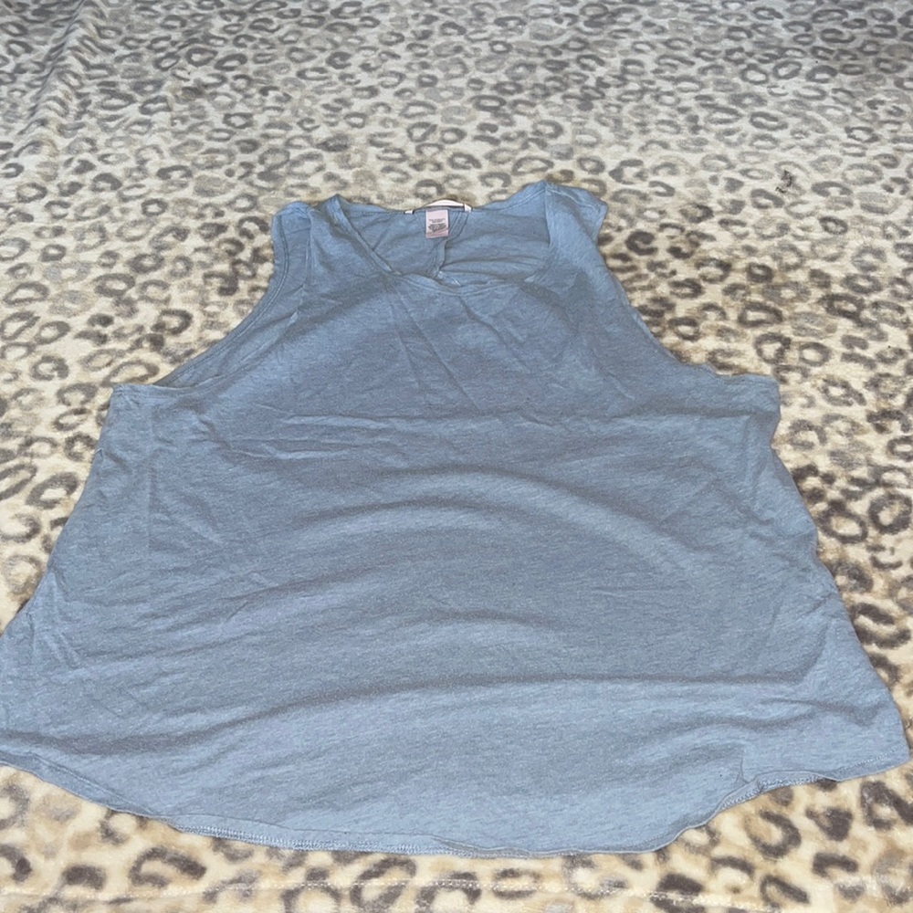 Blue VS open back active top
